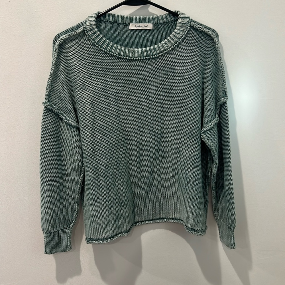 Mustard Seed open knitted sweater